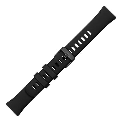 Fixed Silicone Band voor Huawei Band 10 / 9 / 8, Zwart