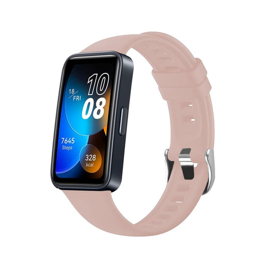 Fixed Silicone Band voor Huawei Band 10 / 9 / 8, Roze