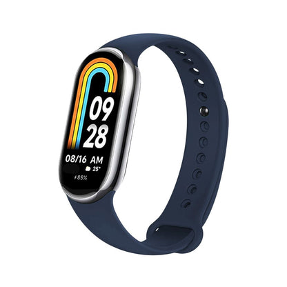 Fixed Silicone Band voor Xiaomi Smart Band 9 / 8, Blauw