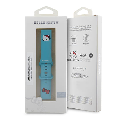 Hello Kitty Siliconen Kitty Head band voor Samsung Galaxy Watch / Huawei Watch 46mm / 45mm / 41mm Series, Blauw