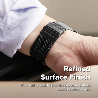 Ringke Metal One Mesh-band voor Samsung Galaxy Watch Ultra2, zwart