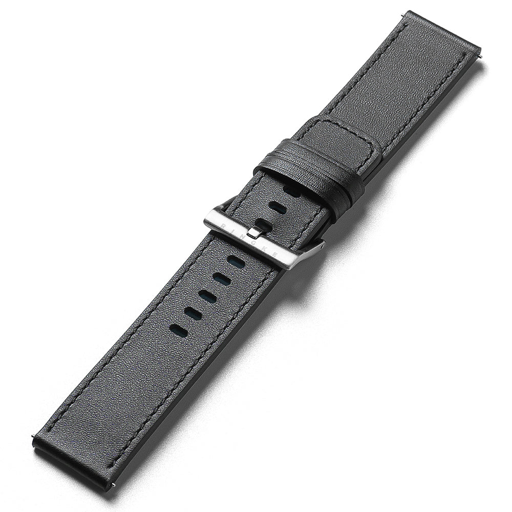 Ringke One Basic Bold band voor Fossil Watch / Mobvoi Watch / Suunto Watch Series, 24mm, Zwart