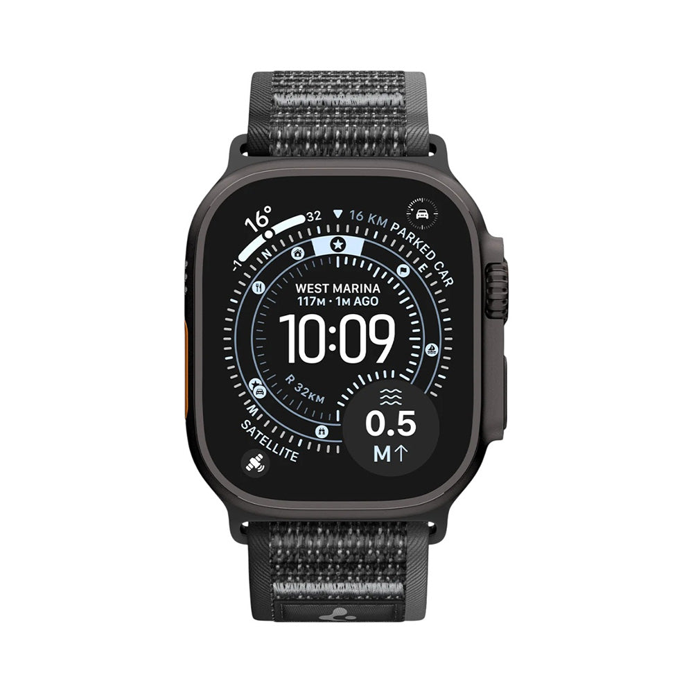 Spigen Athlex Air 2 bandje voor Apple Watch 49mm / 46mm / 45mm / 44mm Series, Grijs AMP11113