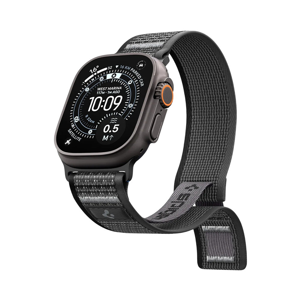 Spigen Athlex Air 2 bandje voor Apple Watch 49mm / 46mm / 45mm / 44mm Series, Grijs AMP11113