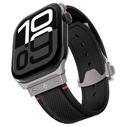 Spigen Classic Fit band voor Apple Watch 49mm / 46mm / 45mm / 44mm / 42mm Series, Zwart AMP09304