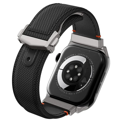 Spigen Classic Fit band voor Apple Watch 49mm / 46mm / 45mm / 44mm / 42mm Series, Zwart AMP09304