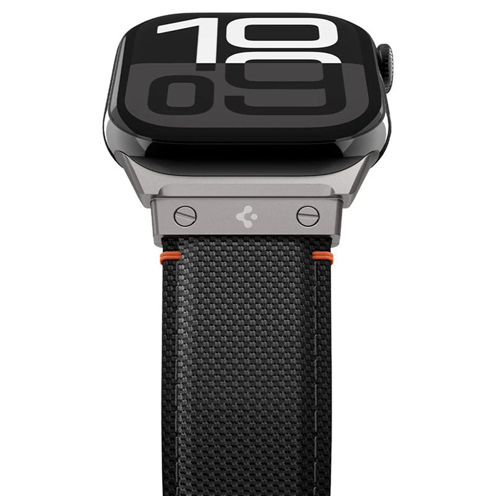 Spigen Classic Fit band voor Apple Watch 49mm / 46mm / 45mm / 44mm / 42mm Series, Zwart AMP09304