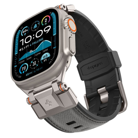 Spigen DuraPro Armor band voor Apple Watch 49mm / 46mm / 45mm / 44mm / 42mm Series, Gri