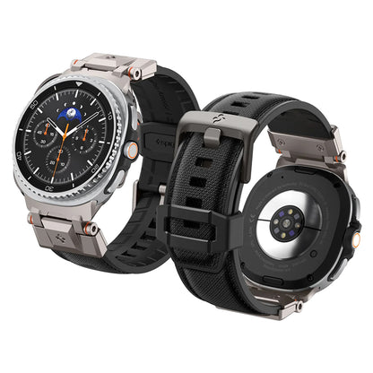 Spigen DuraPro Armor band voor Samsung Galaxy Watch9 / Watch8 / Watch8 Classic Series, Grijs AMP10118