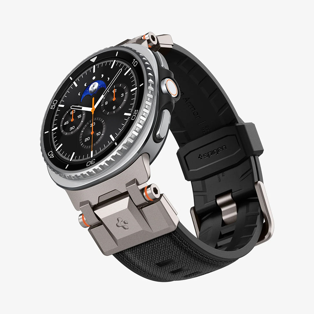 Spigen DuraPro Armor band voor Samsung Galaxy Watch9 / Watch8 / Watch8 Classic Series, Grijs AMP10118
