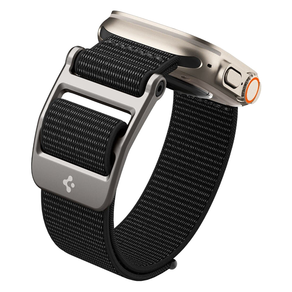 Spigen DuraPro Flex band voor Apple Watch 49mm / 46mm / 45mm / 44mm Series, Zwart AMP02465