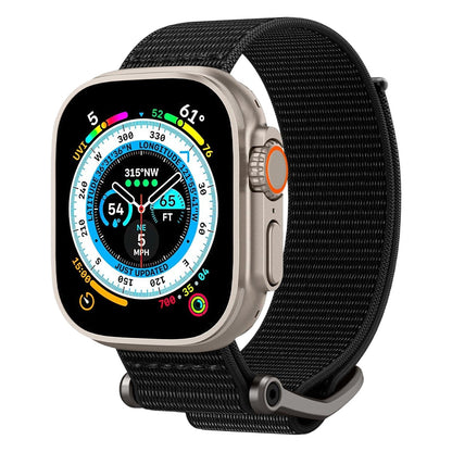 Spigen DuraPro Flex band voor Apple Watch 49mm / 46mm / 45mm / 44mm Series, Zwart AMP02465
