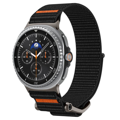 Spigen DuraPro Flex band voor Samsung Galaxy Watch8 / Watch8 Classic Series, Zwart