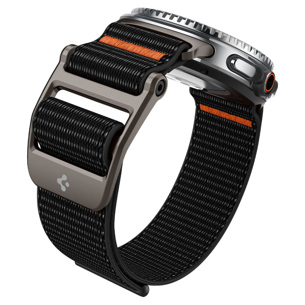Spigen DuraPro Flex band voor Samsung Galaxy Watch8 / Watch8 Classic Series, Zwart