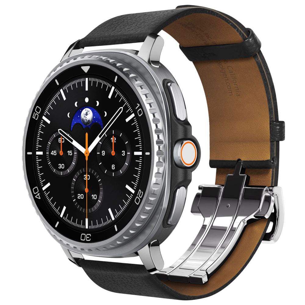 Spigen Enzo band voor Samsung Galaxy Watch8 / Watch8 Classic Series, Zwart