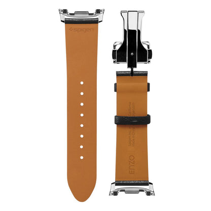 Spigen Enzo band voor Samsung Galaxy Watch8 / Watch8 Classic Series, Zwart