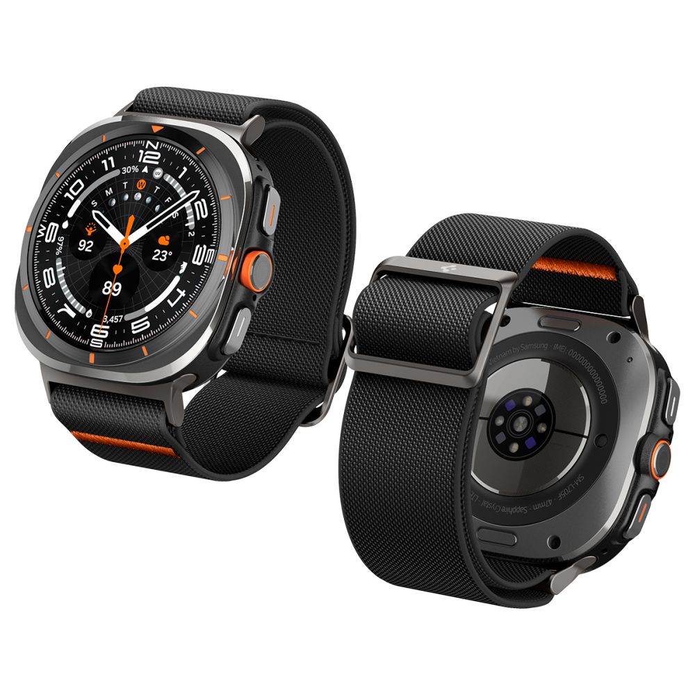 Spigen Fit Lite band voor Samsung Galaxy Watch Ultra, Zwart