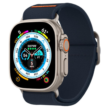 Spigen Fit Lite Ultra band voor Apple Watch 49mm / 46mm / 45mm / 44mm / 42mm Series, Marineblauw