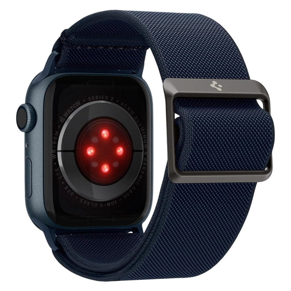 Spigen Lite Fit-band voor Apple Watch 49 mm / 46 mm / 45 mm / 44 mm Series, marineblauw AMP02287