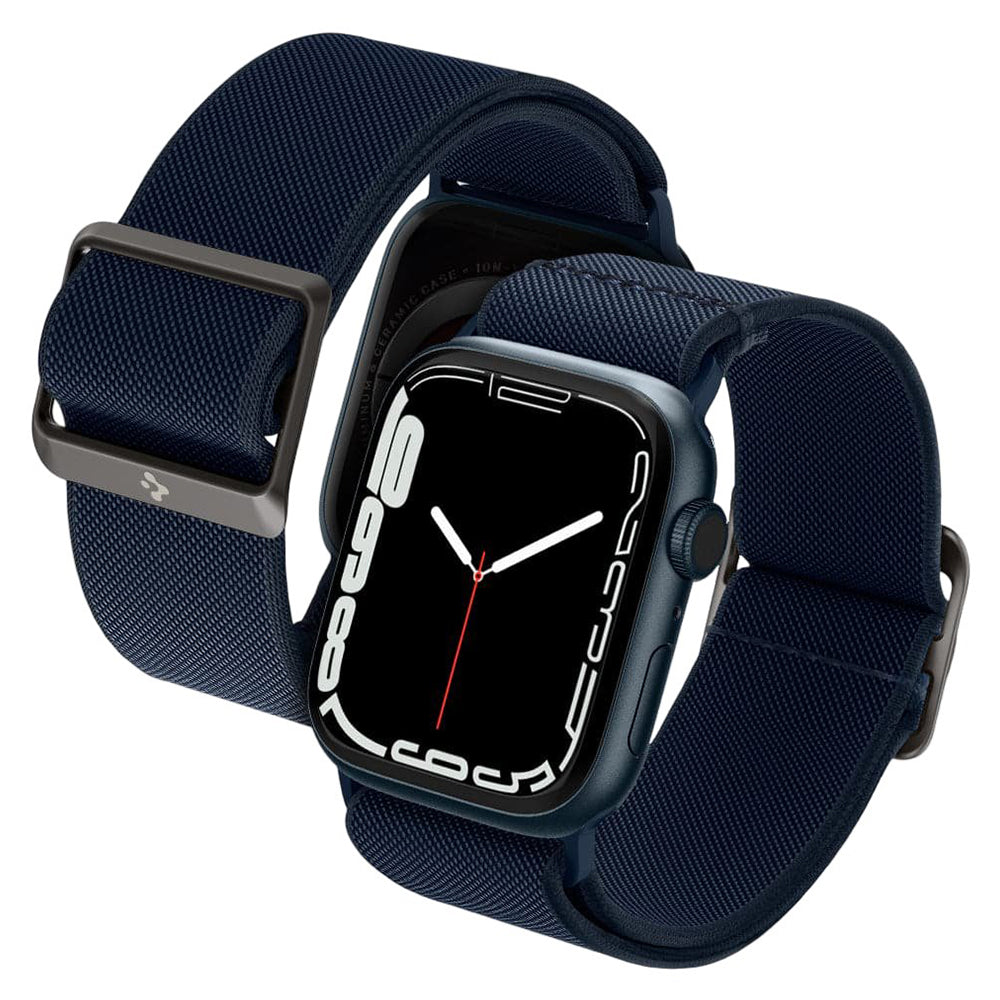 Spigen Lite Fit-band voor Apple Watch 49 mm / 46 mm / 45 mm / 44 mm Series, marineblauw AMP02287