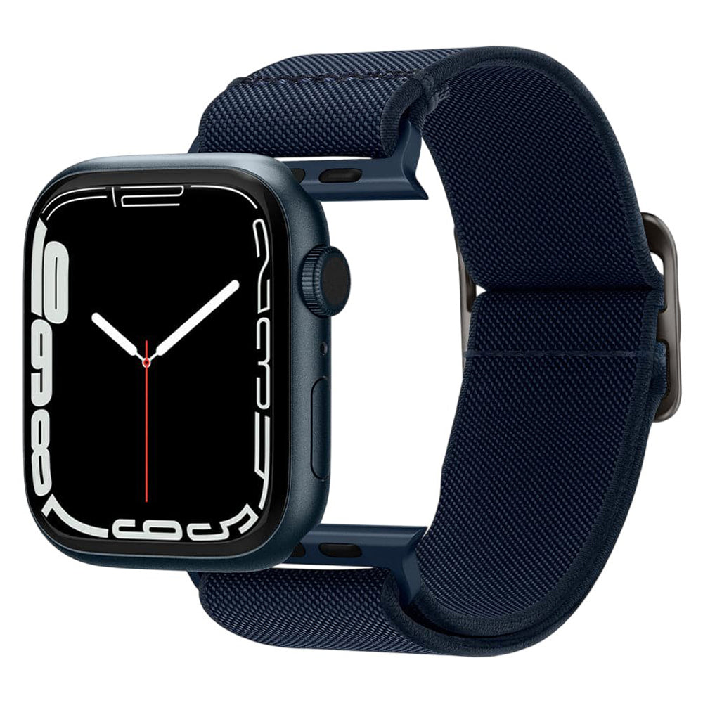 Spigen Lite Fit-band voor Apple Watch 49 mm / 46 mm / 45 mm / 44 mm Series, marineblauw AMP02287