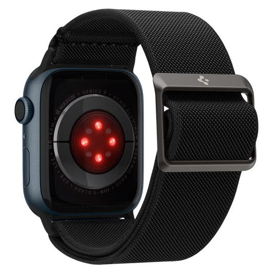 Spigen Lite Fit band voor Apple Watch 49mm / 46mm / 45mm / 44mm Series, Zwart AMP02286