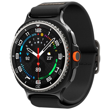Spigen Lite Fit band voor Samsung Galaxy Watch8 / Watch8 Classic Series, Zwart