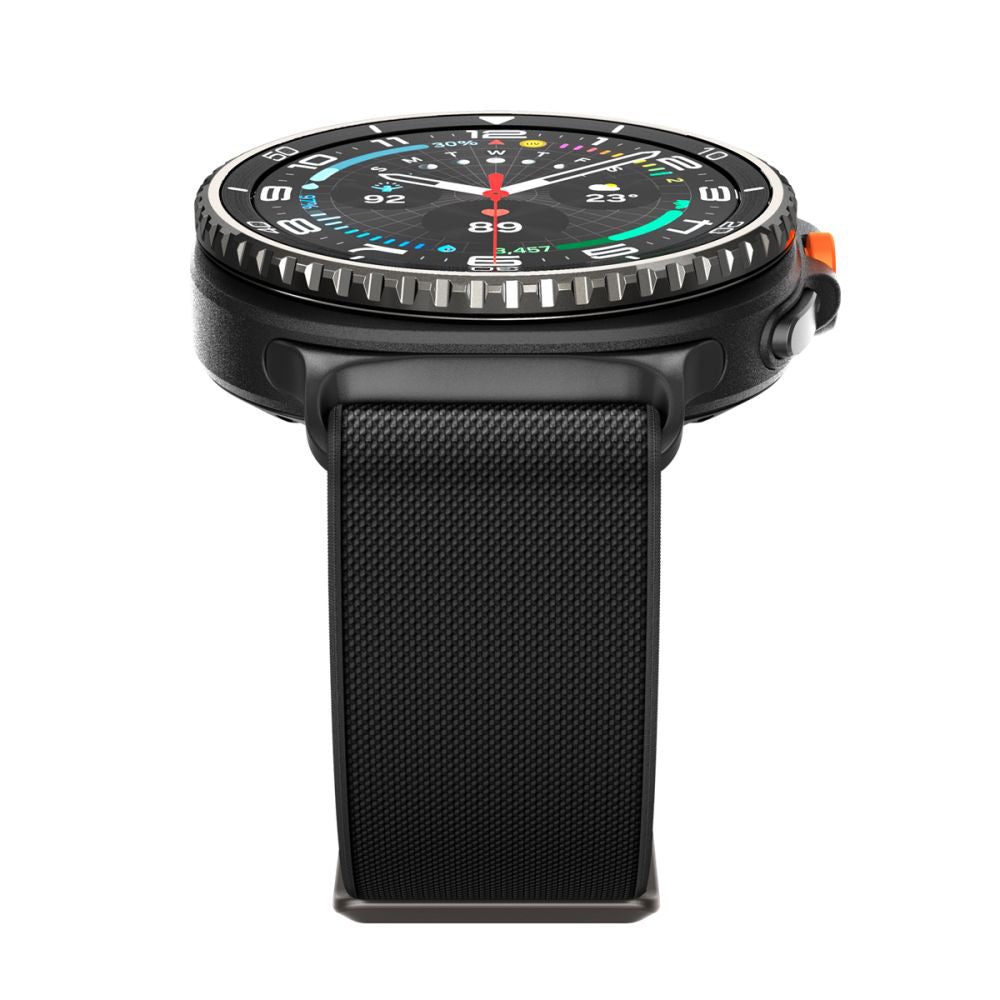 Spigen Lite Fit band voor Samsung Galaxy Watch8 / Watch8 Classic Series, Zwart