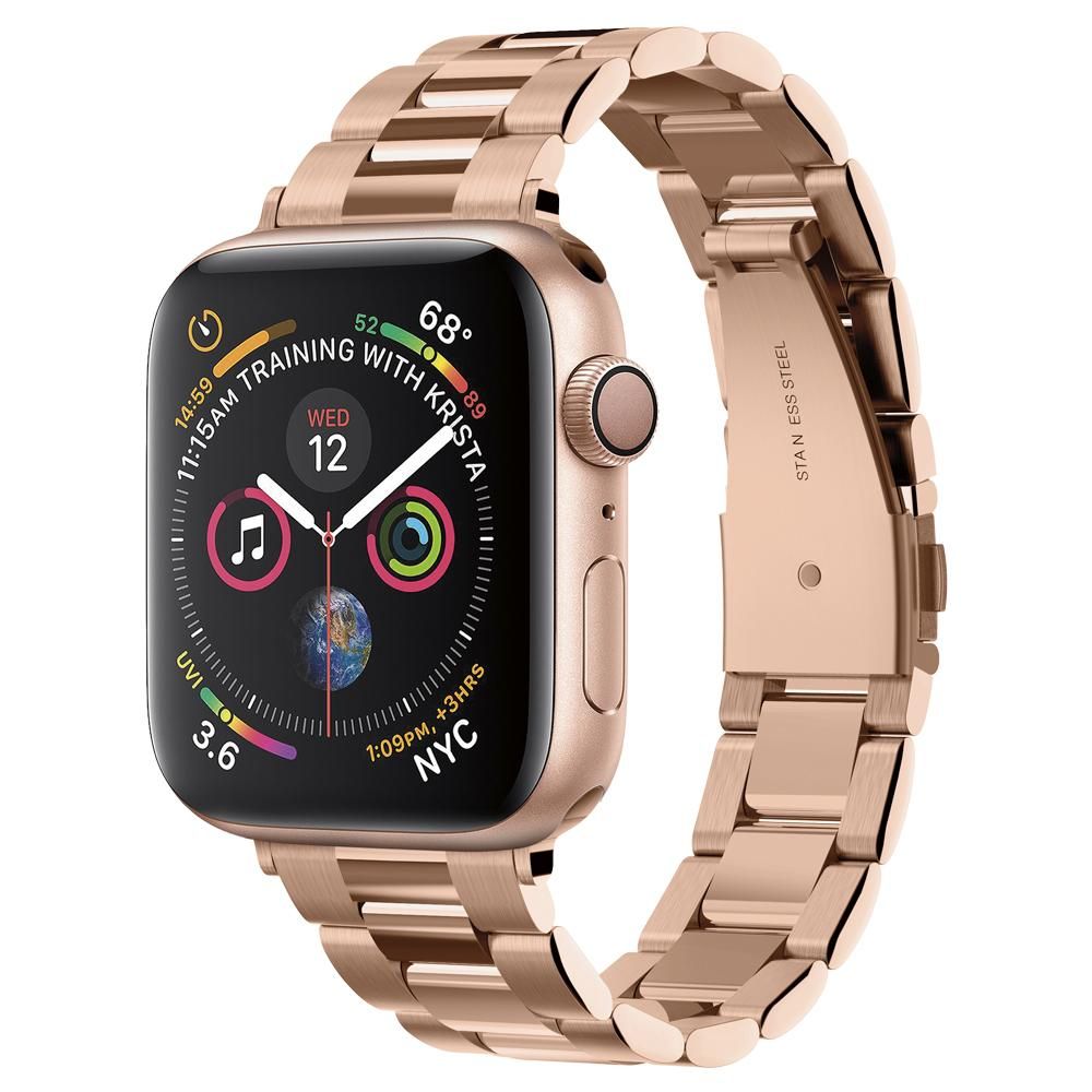 Spigen Modern Fit band voor Apple Watch 42mm / 41mm / 40mm / 38mm Series, Rosé Goud