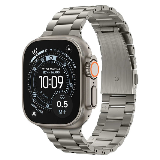 Spigen Modern Fit Titanium Band for Apple Watch 49mm / 46mm / 45mm / 44mm Series, Gray AMP09105