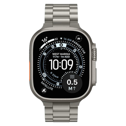 Spigen Modern Fit Titanium-band voor Apple Watch 49 mm / 46 mm / 45 mm / 44 mm Series, grijs AMP09105