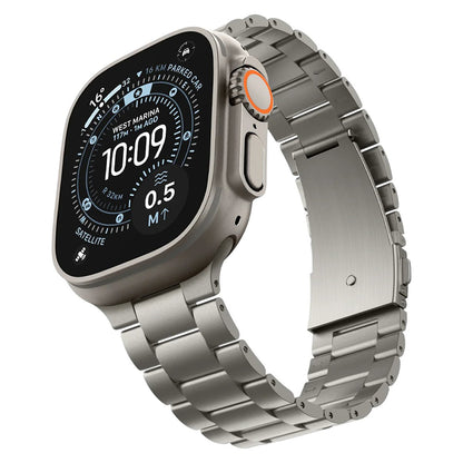 Spigen Modern Fit Titanium-band voor Apple Watch 49 mm / 46 mm / 45 mm / 44 mm Series, grijs AMP09105