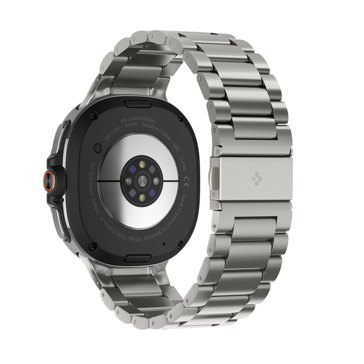 Spigen Modern Fit band voor Samsung Galaxy Watch9 / Watch8 / Watch8 Classic Series, Grijs AMP10122