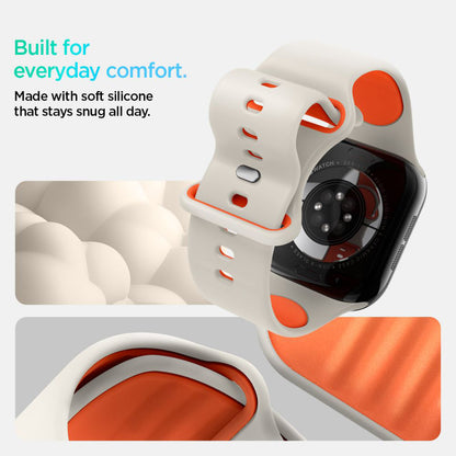 Spigen Nano Pop band voor Apple Watch 42mm / 41mm / 40mm / 38mm Series, Beige