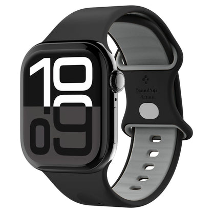 Spigen Nano Pop band voor Apple Watch 42mm / 41mm / 40mm / 38mm Series, Zwart