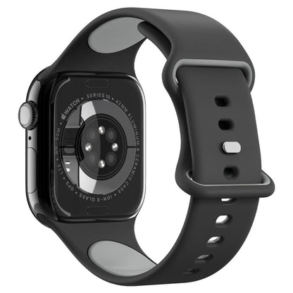 Spigen Nano Pop band voor Apple Watch 42mm / 41mm / 40mm / 38mm Series, Zwart