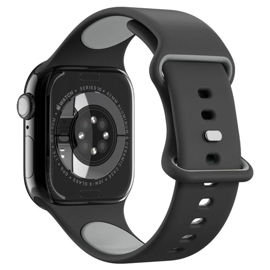 Spigen Nano Pop band voor Apple Watch 42mm / 41mm / 40mm / 38mm Series, Zwart
