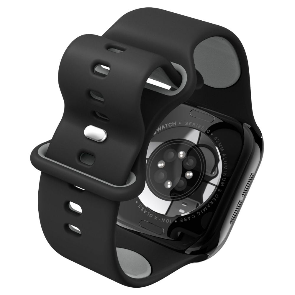 Spigen Nano Pop band voor Apple Watch 42mm / 41mm / 40mm / 38mm Series, Zwart