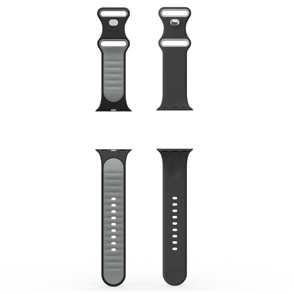 Spigen Nano Pop band voor Apple Watch 42mm / 41mm / 40mm / 38mm Series, Zwart