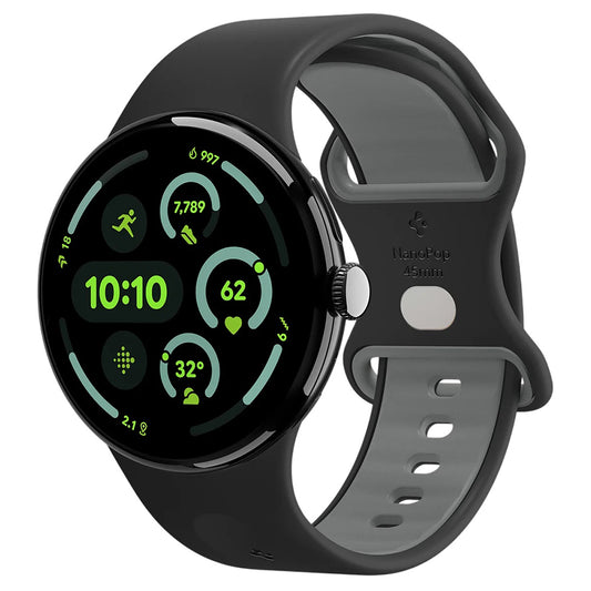 Spigen Nano Pop bandje voor Google Pixel Watch 41mm Series, Zwart AMP09486