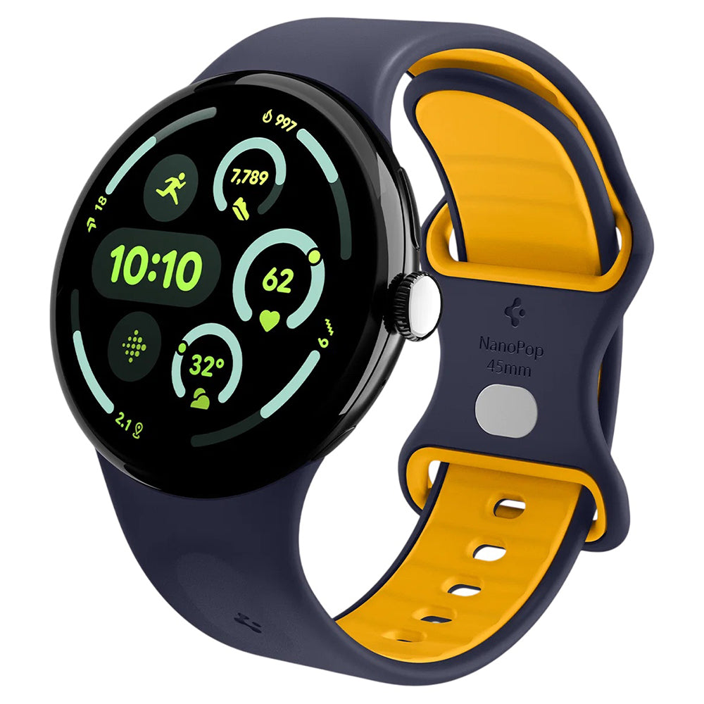 Spigen Nano Pop band voor Google Pixel Watch 45mm Series, Marineblauw AMP09490