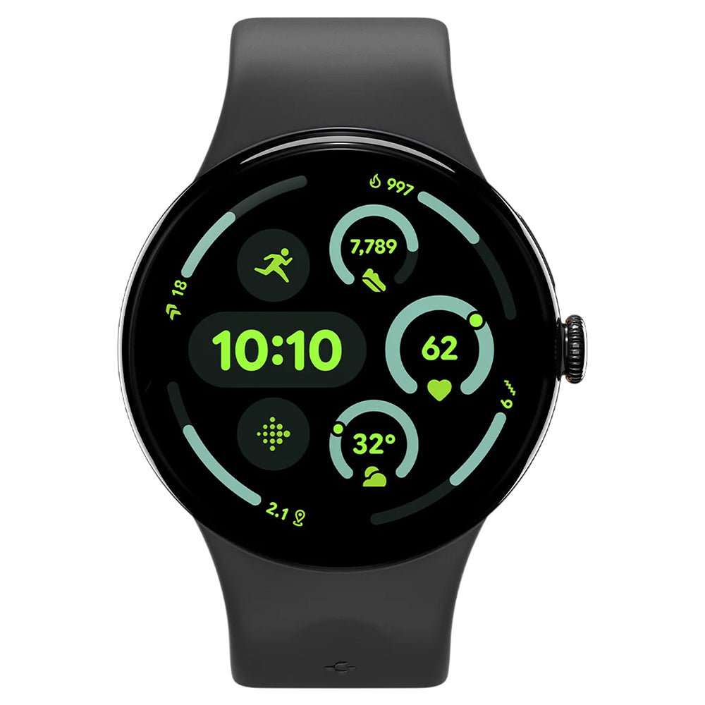 Spigen Nano Pop band voor Google Pixel Watch 45mm Series, Zwart AMP09491
