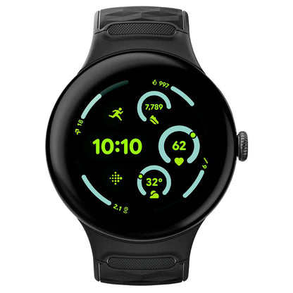 Spigen Parallax band voor Google Pixel Watch 45mm Series, Mat Zwart AMP10192