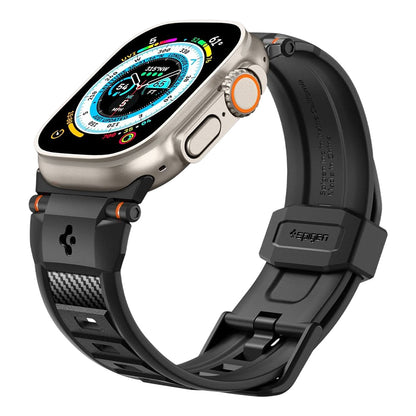 Spigen Rugged Band for Apple Watch 49mm / 46mm / 45mm / 44mm Series, Matte Black AMP02854