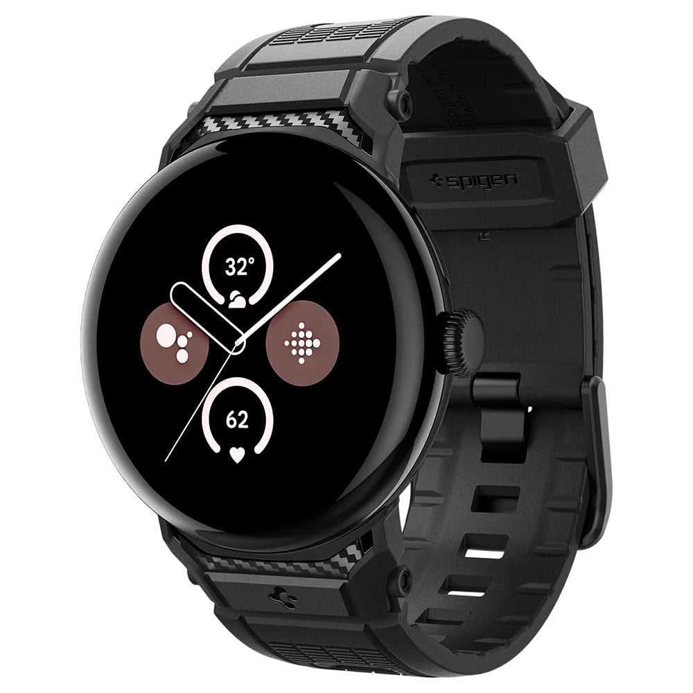 Spigen Rugged Band voor Google Pixel Watch 41mm Series, Zwart AMP07556