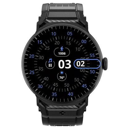 Spigen Rugged Band voor Google Pixel Watch 41mm Series, Zwart AMP07556