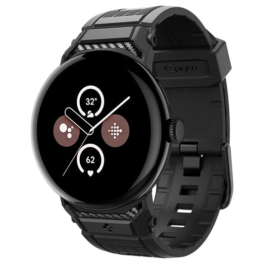 Spigen Rugged Band voor Google Pixel Watch 45mm Series, Zwart AMP07600