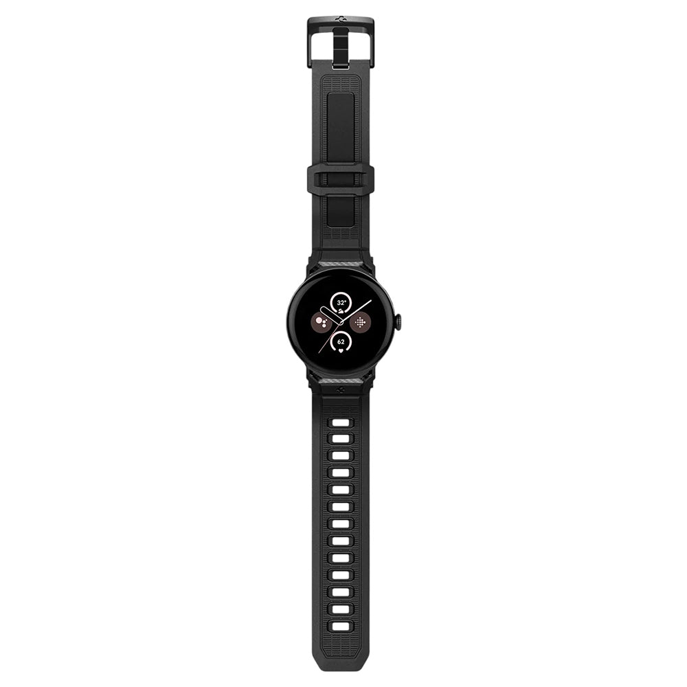 Spigen Rugged Band voor Google Pixel Watch 45mm Series, Zwart AMP07600