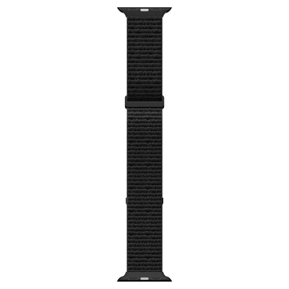Spigen WBF01 band voor Apple Watch 49mm / 46mm / 45mm / 44mm Series, Zwart AMP11833