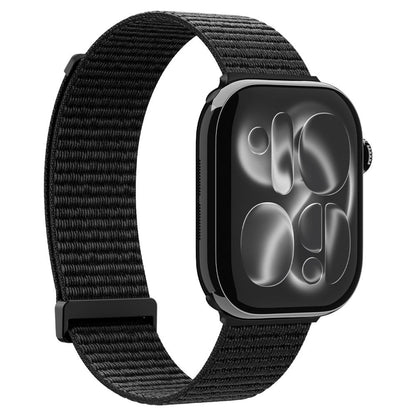 Spigen WBF01 band voor Apple Watch 49mm / 46mm / 45mm / 44mm Series, Zwart AMP11833